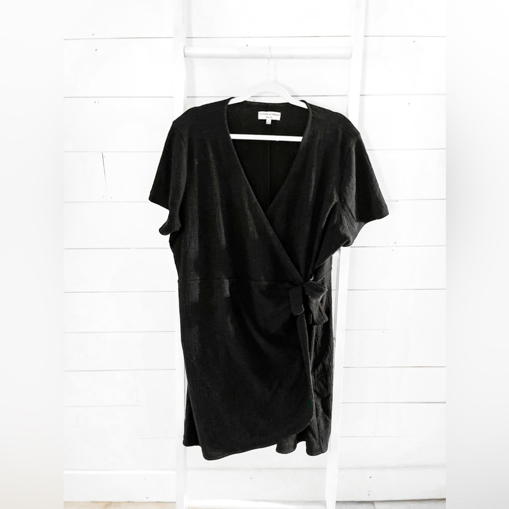 Madewell black wrap dress! ✨
